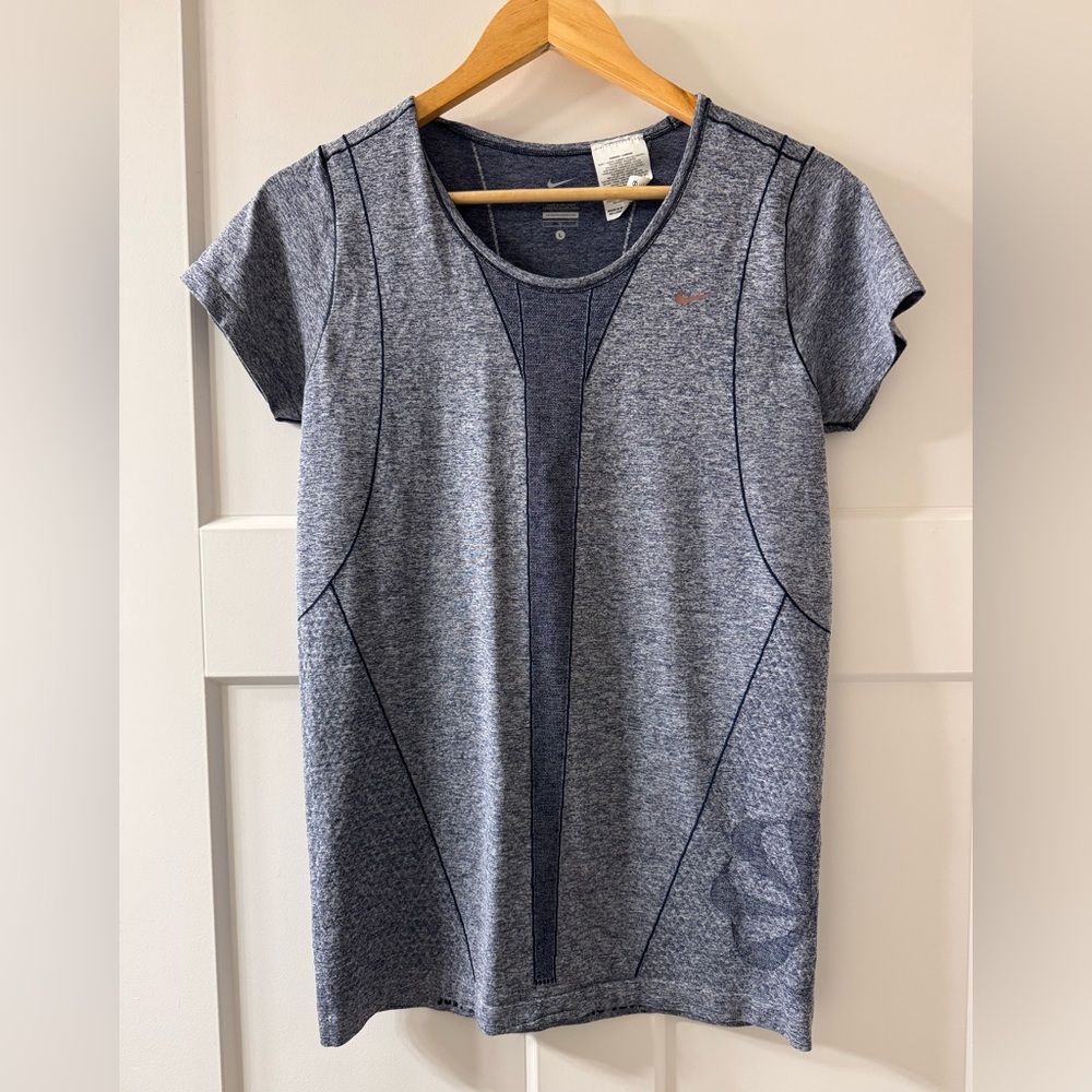 Nike Blue Short Sleeve Athletic Shirt